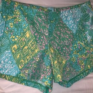 Lilly Pulitzer Green Print Callahan Short